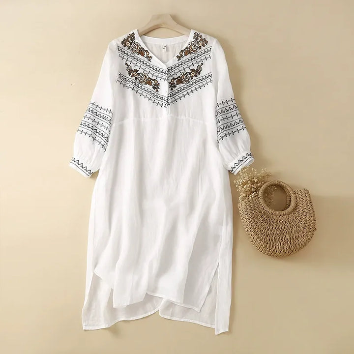 SELENA LINEN DRESS