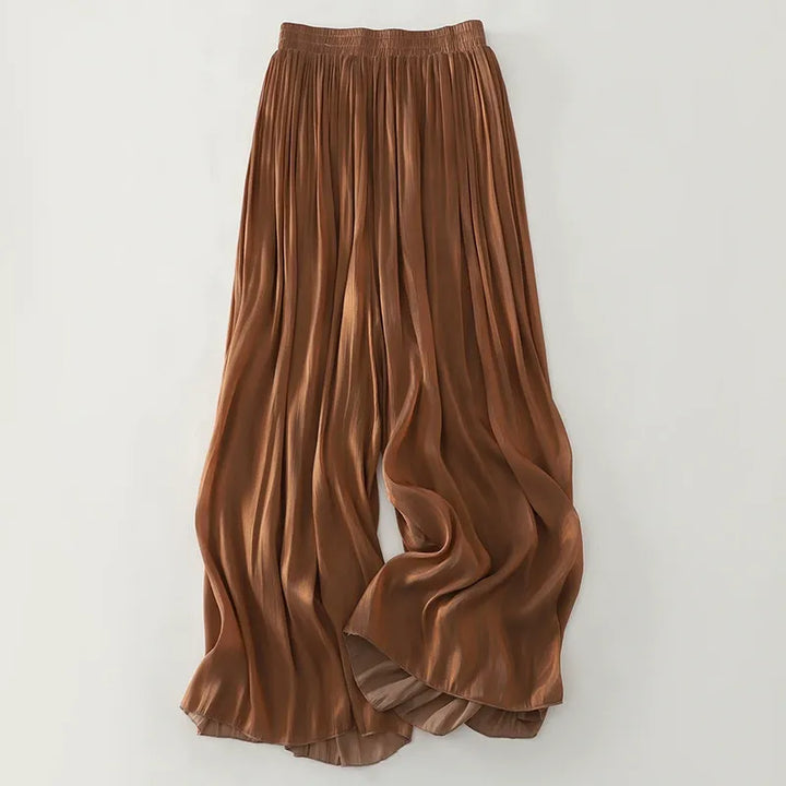 GENEVIVE FLARE LINEN PANTS