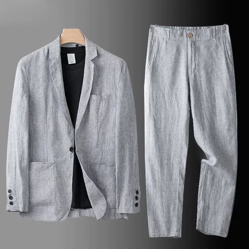 COASTAL LINEN SUIT SET
