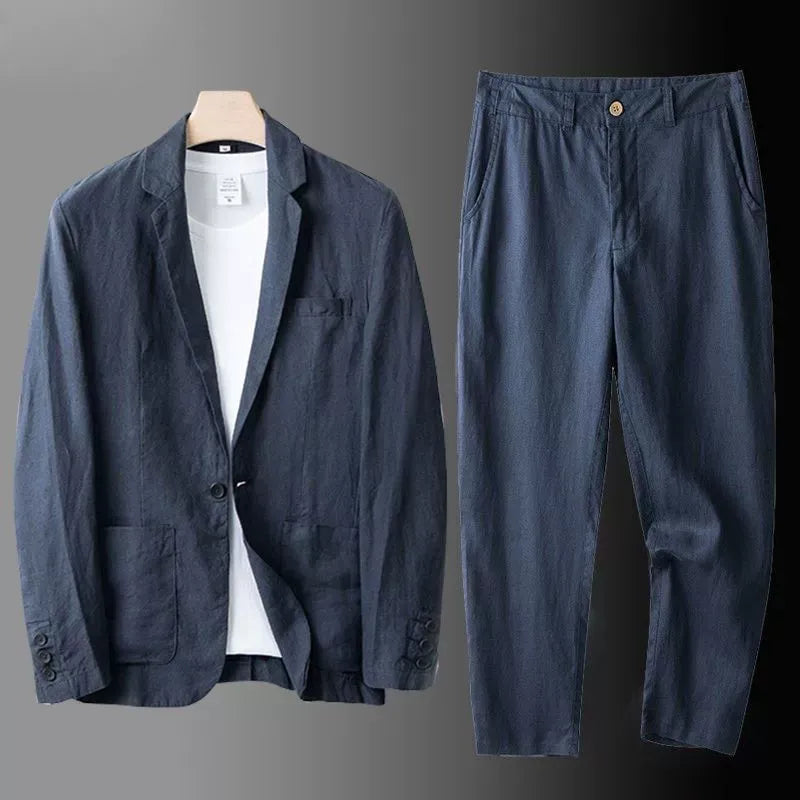 COASTAL LINEN SUIT SET