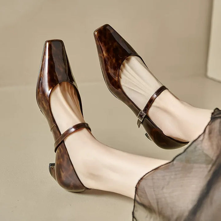 ALENA™ GENUINE LEATHER HEELS