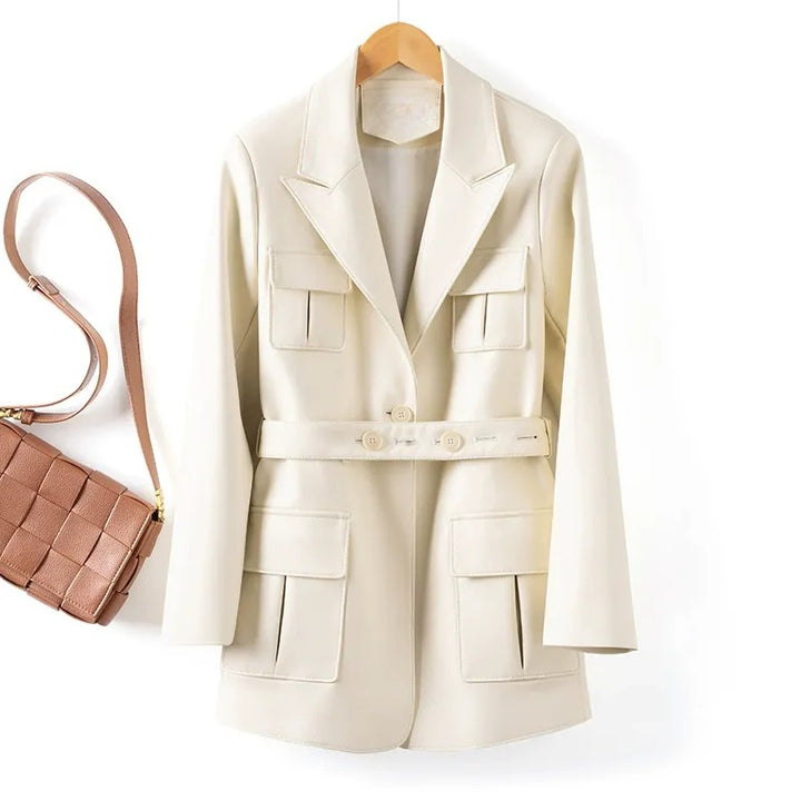 GIANNA™ LEATHER BLAZER