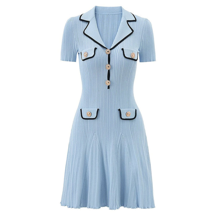 ALENA™ BUTTON MINI DRESS