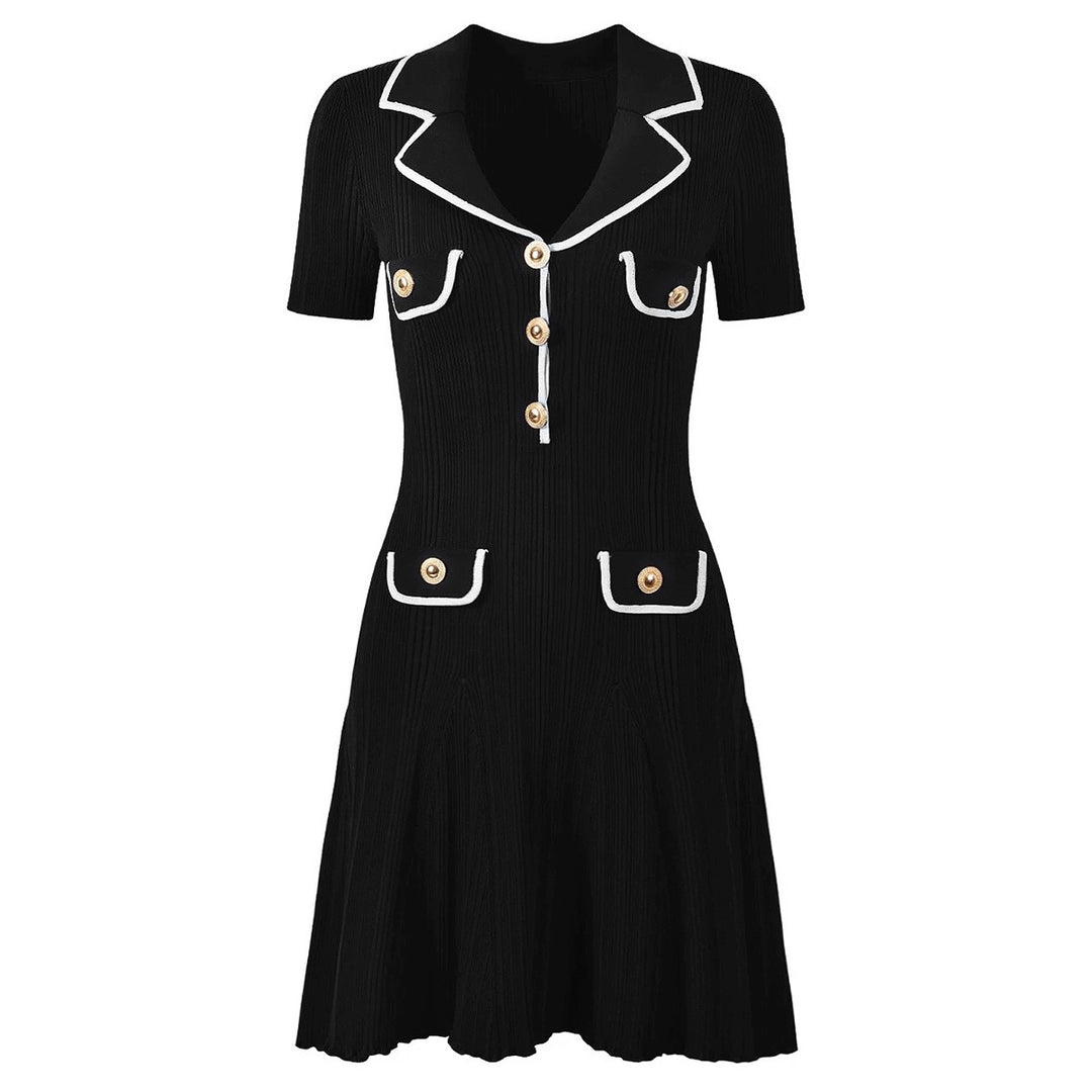ALENA™ BUTTON MINI DRESS
