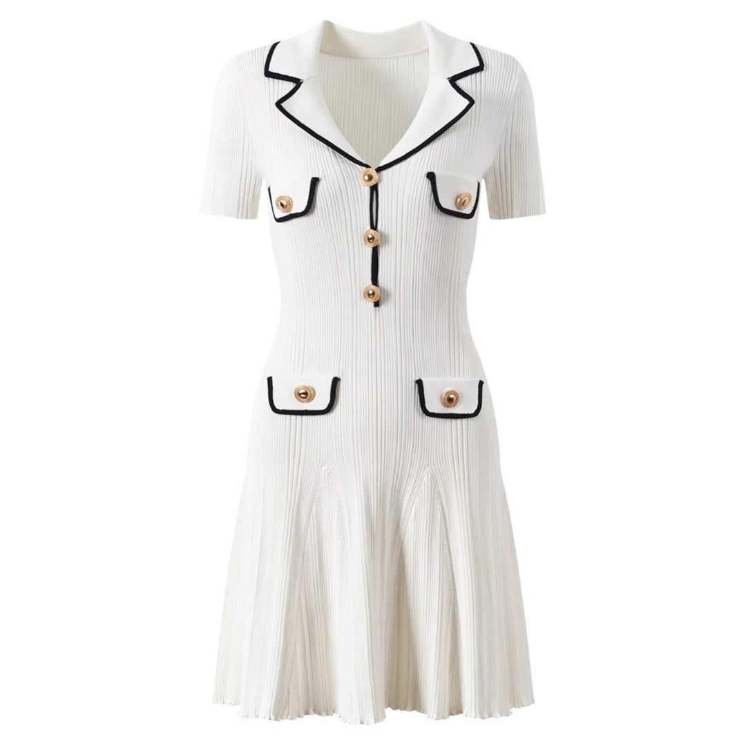 ALENA™ BUTTON MINI DRESS