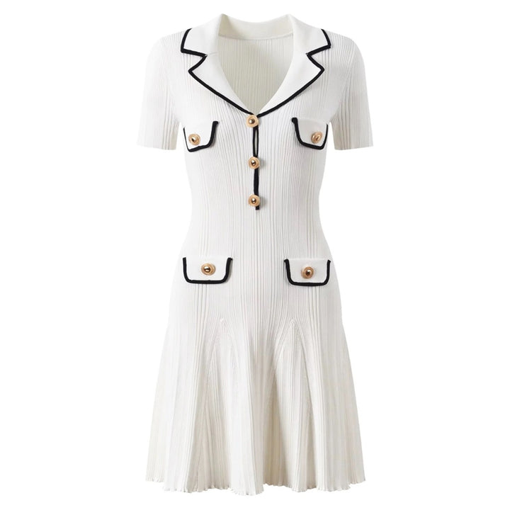 ALENA™ BUTTON MINI DRESS