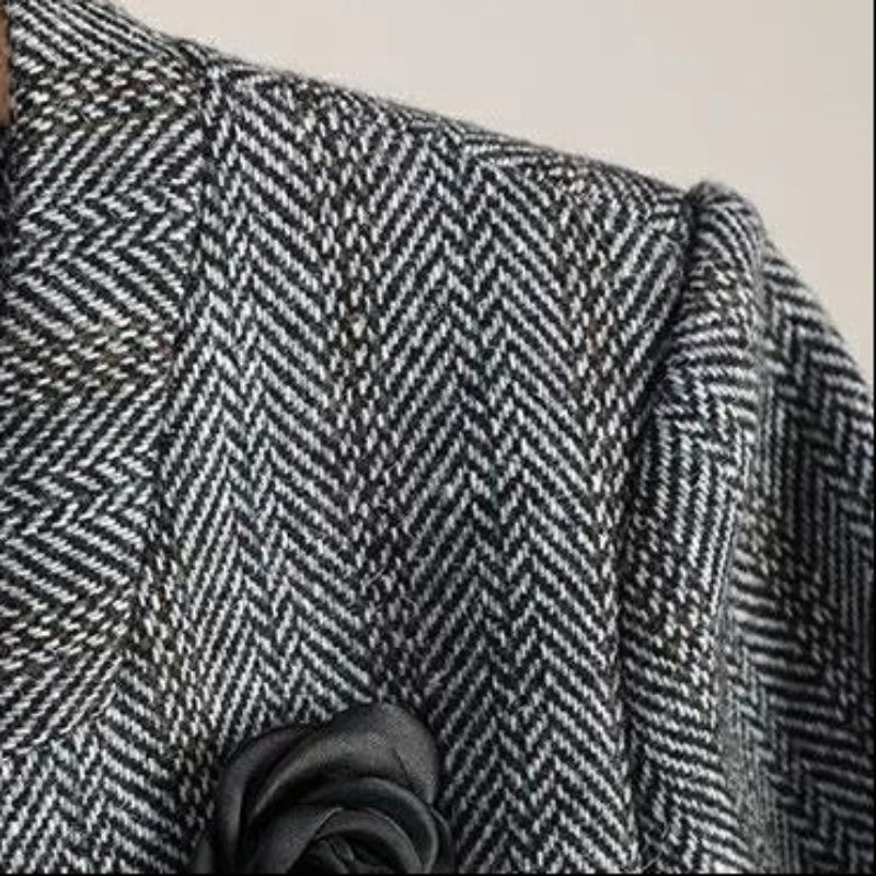 CAROLINE™ HERRINGBONE BLAZER