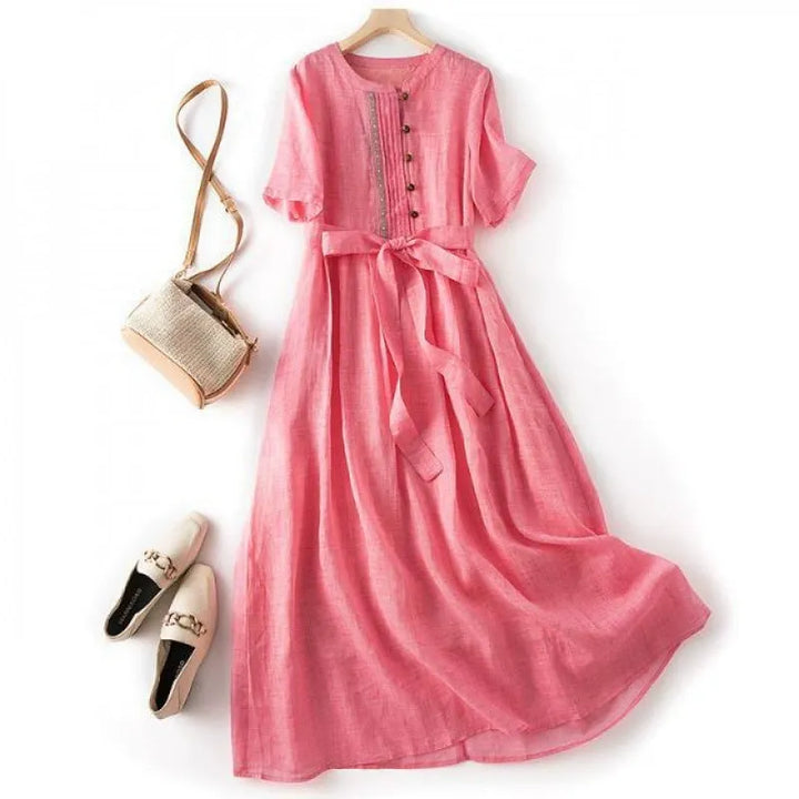 ANDREA LINEN DRESS