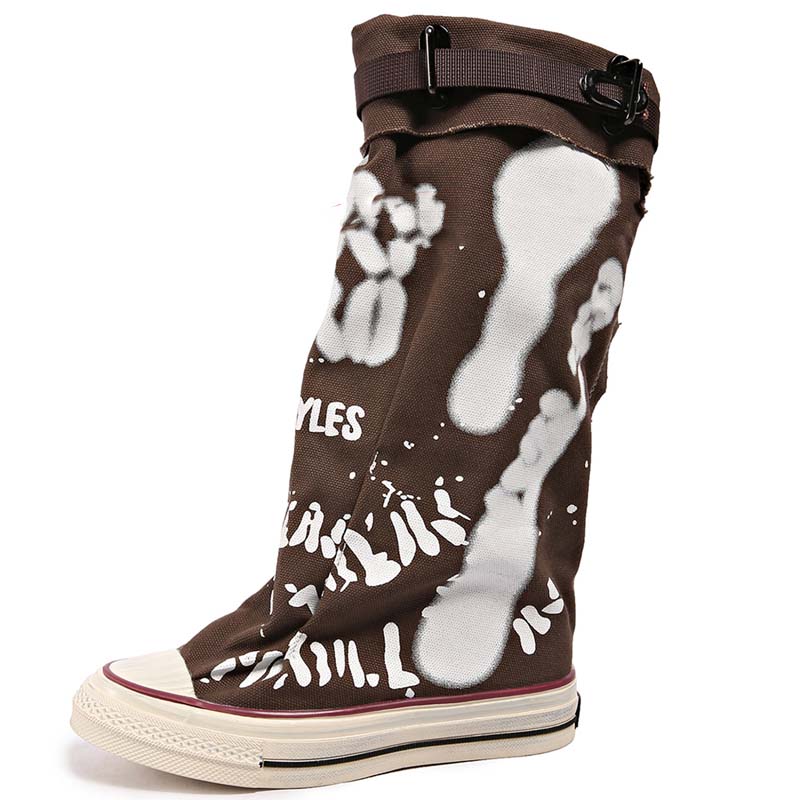MELODY GRAFFITI CANVAS BOOTS